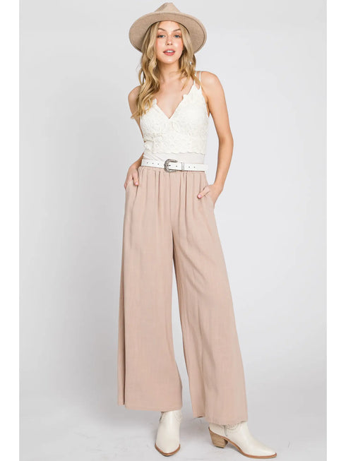WIDE LEG PALAZZO PANTS